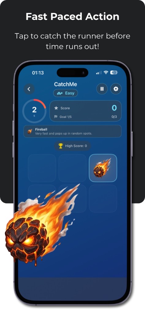 CatchMe screen 1