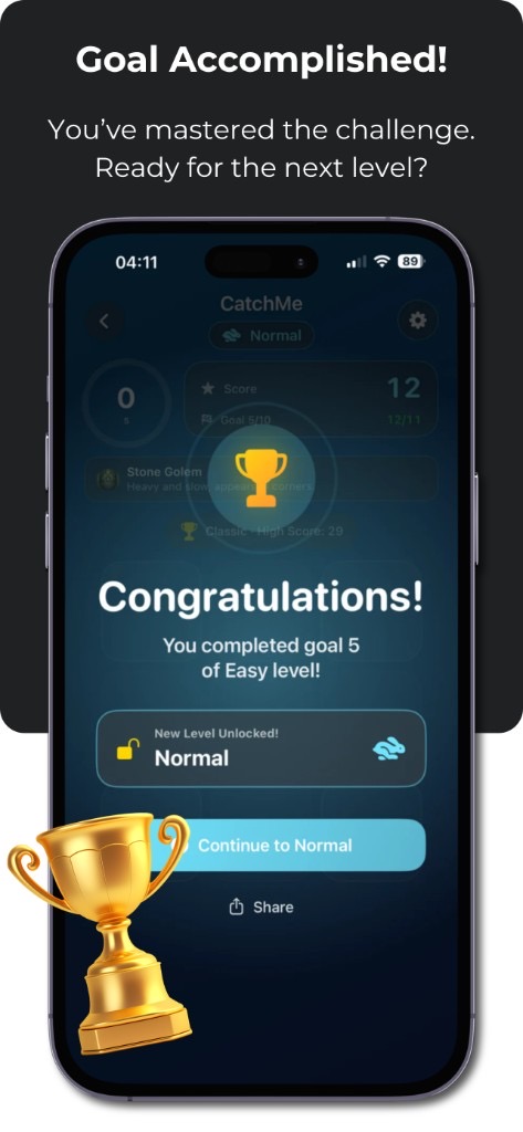 CatchMe screen 4